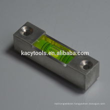 square aluminum level bubble vials